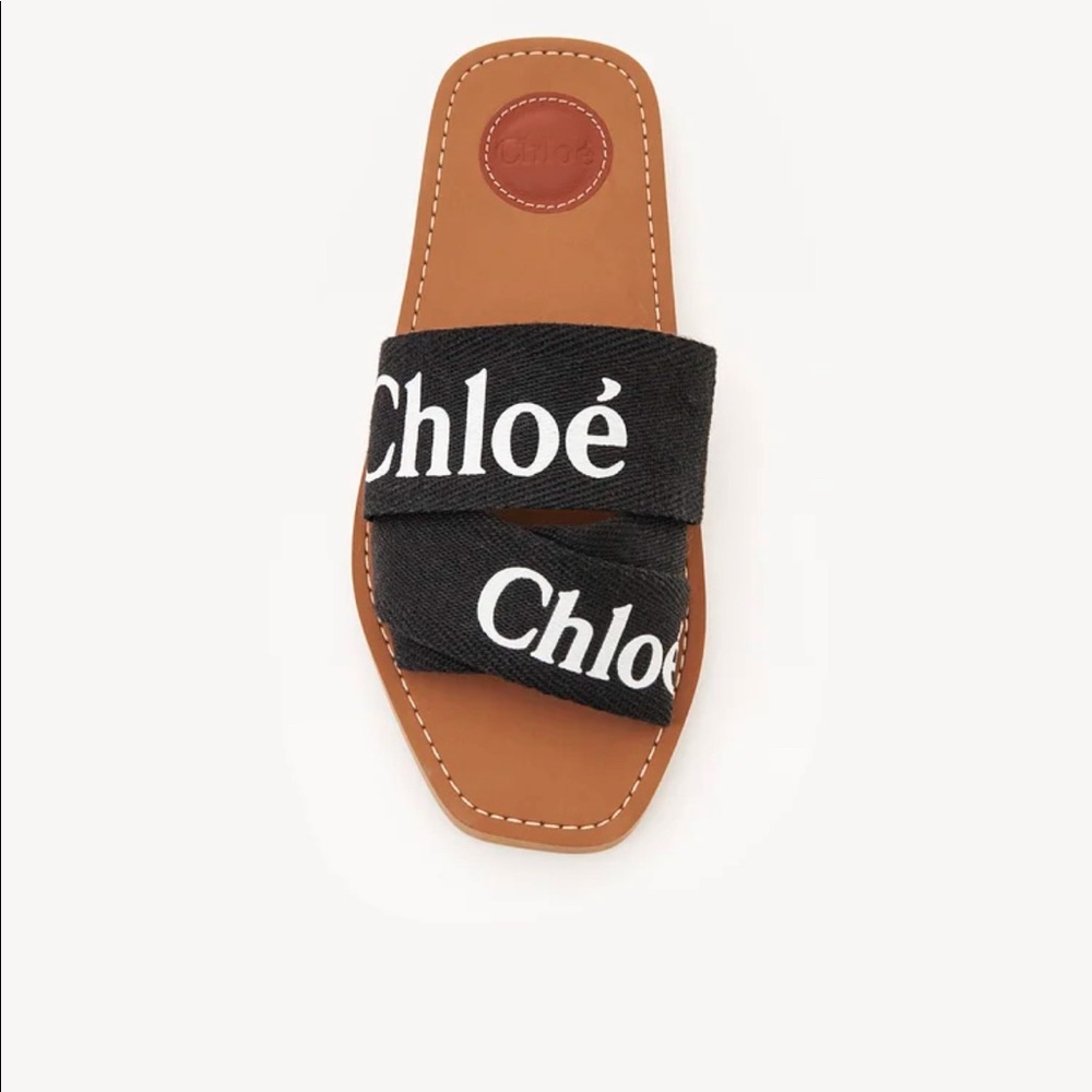 Chloe Woody Flat Mule
